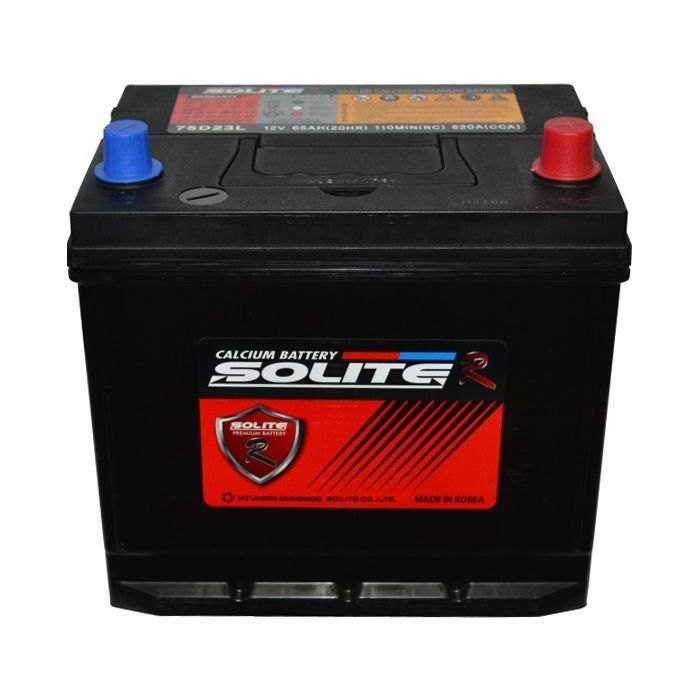 Аккумулятор автомобильный Solite R 65Ah (75D23L)