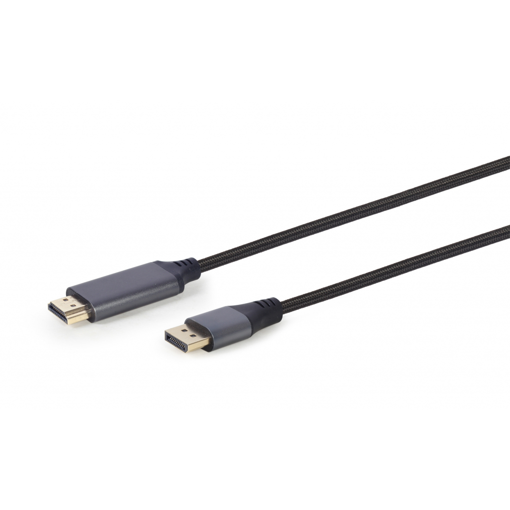Кабель мультимедійний DisplayPort to HDMI 1.8m 4K 60Hz Cablexpert (CC-DP-HDMI-4K-6) зображення 2