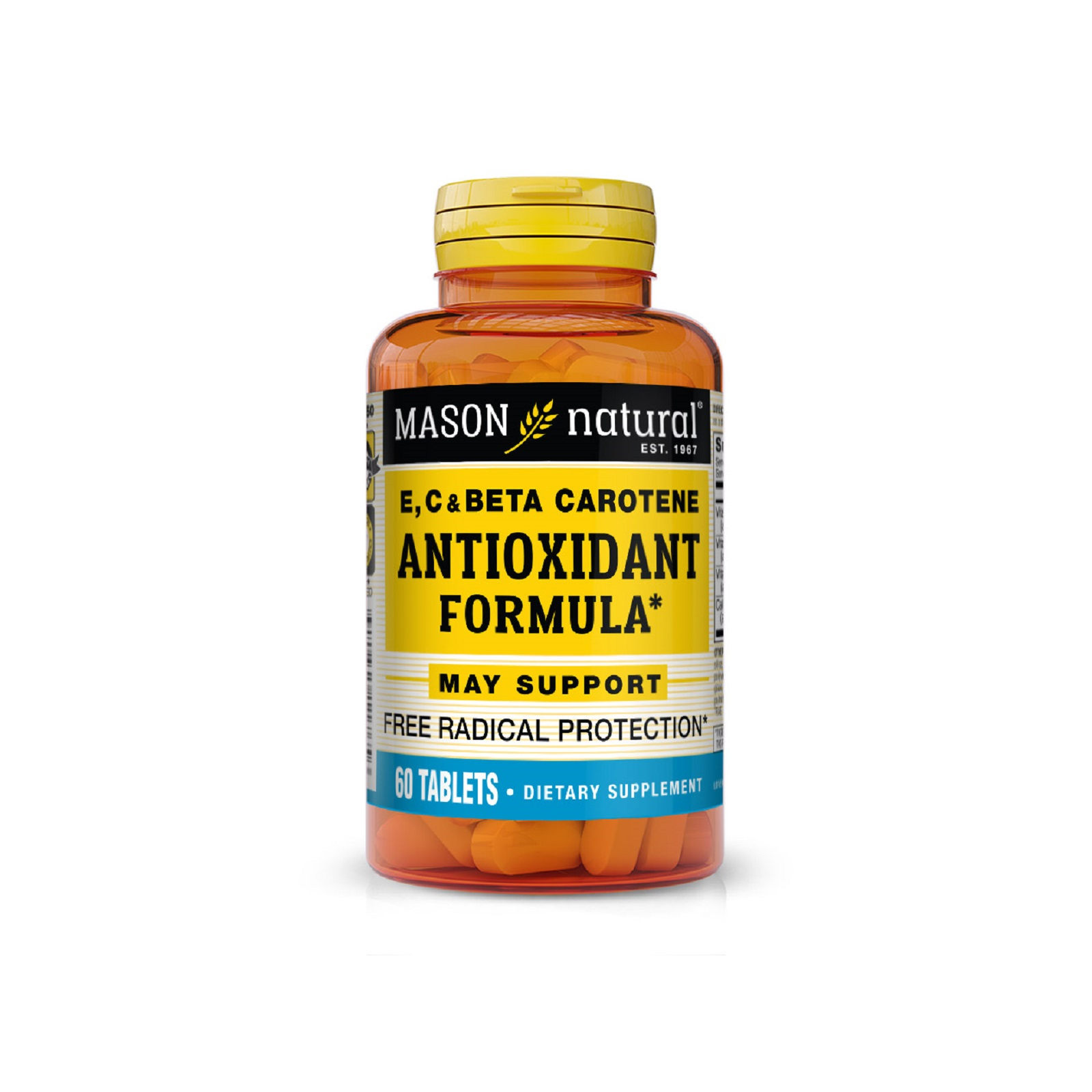 Антиоксидант Mason Natural Антиоксидант Витамины A, E, C, Vitamin E, C & Beta Carotene, (MAV11765)