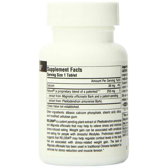 Травы Source Naturals Релора 250мг, 45 таблеток (SN1568) изображение 2