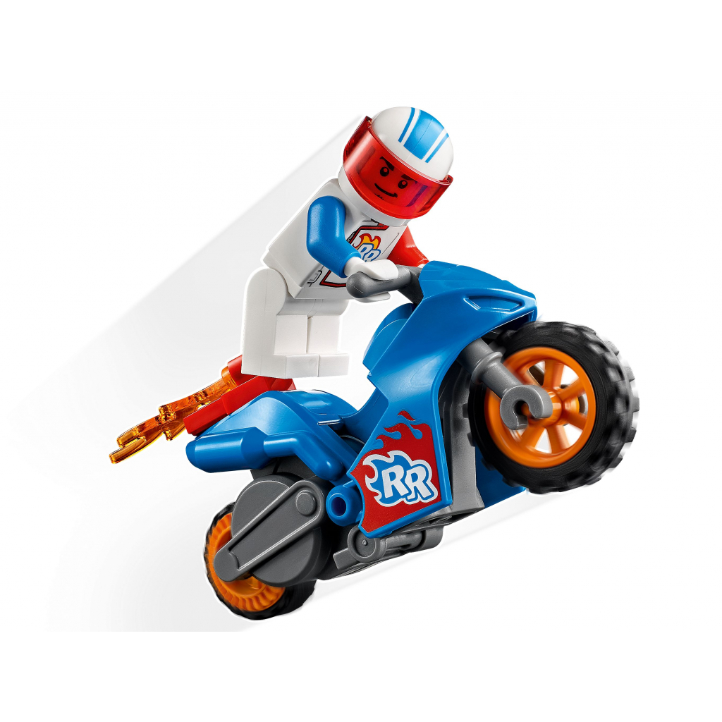 Конструктор LEGO City Stunt Реактивний трюковий мотоцикл 14 деталей (60298) зображення 6