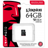 Карта памяти Kingston 64GB microSDXC class 10 UHS-I V30 A1 (SDCIT2/64GBSP) изображение 3