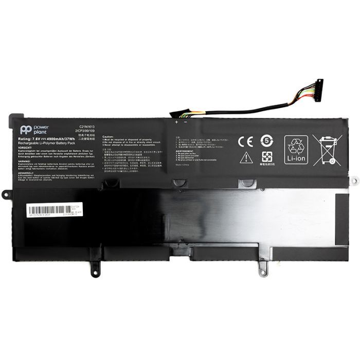 Аккумулятор для ноутбука ASUS Chromebook Flip C302 (C21N1613) 7.6V 4900mAh PowerPlant (NB431434)