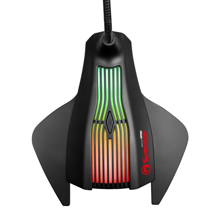 Микрофон Marvo MIC-01 Multi-LED USB Black (MIC-01) изображение 3