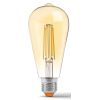 Лампочка TITANUM Filament ST64 6W E27 2200K бронза (TLFST6406272A)