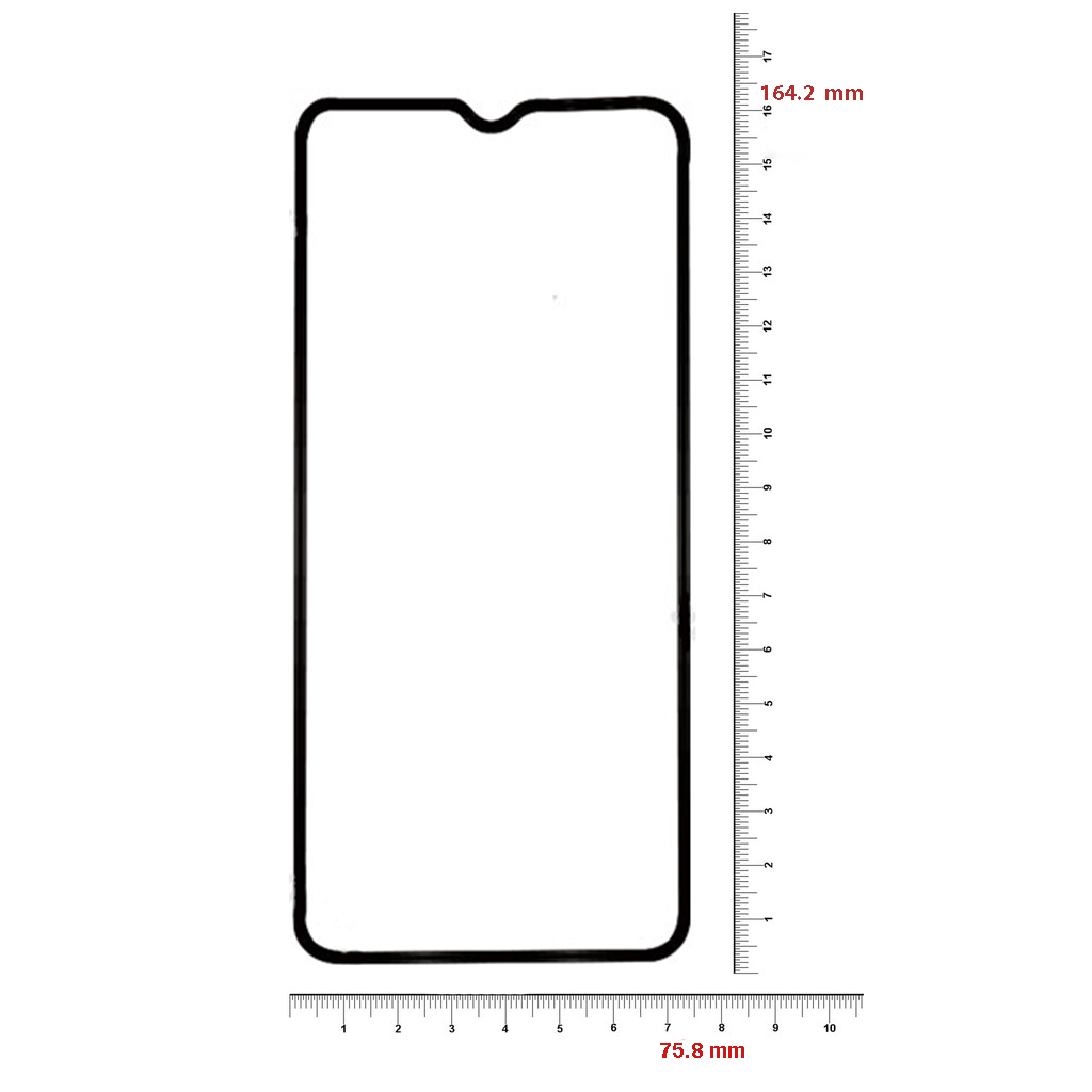 Стекло защитное BeCover Samsung Galaxy A03 Core SM-A032/ A03 SM-A035 Black (707102) изображение 3