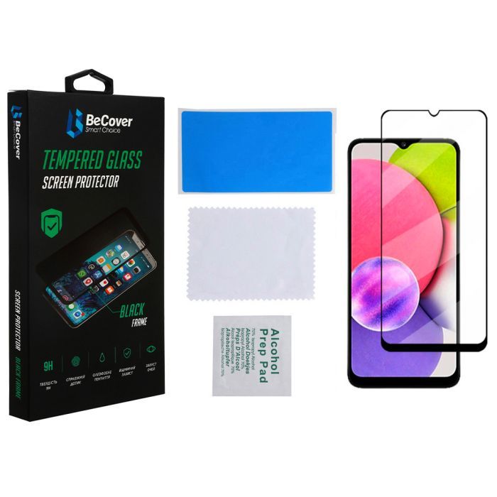 Стекло защитное BeCover Samsung Galaxy A03 Core SM-A032/ A03 SM-A035 Black (707102) изображение 4