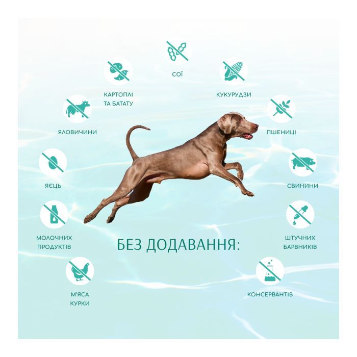 Сухий корм для собак Optimeal Beauty Fitness беззерновий на основі морепродуктів 1.5 кг (4820215366816) зображення 5