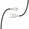 Дата кабель USB 2.0 AM to Micro 5P 1.0m head metal black ColorWay (CW-CBUM046-BK) изображение 6