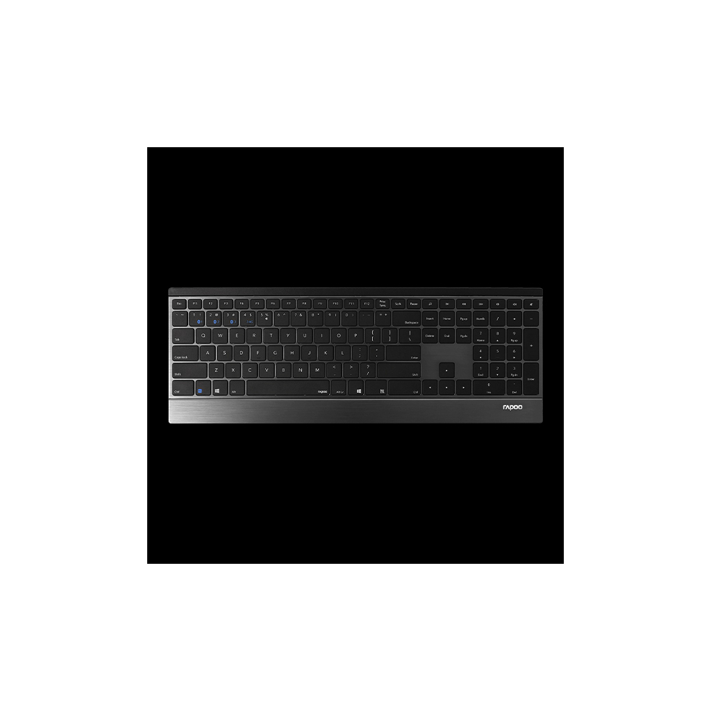 Клавіатура Rapoo E9500M Wireless Black (E9500M Black) зображення 4
