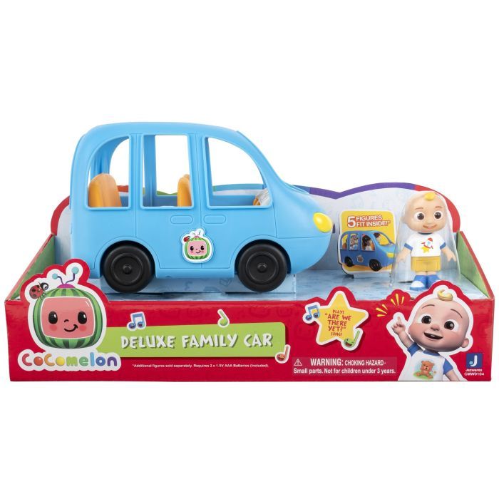 Игровой набор CoComelon Deluxe Vehicle Family Fun Car Vehicle свет и звук (CMW0104) изображение 2