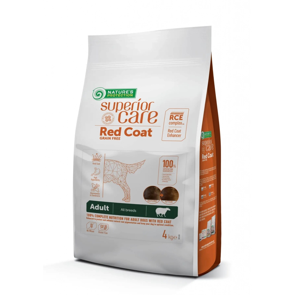 Сухий корм для собак Nature's Protection Superior Care Red Coat Grain Free Lamb 10 кг (NPSC47233)