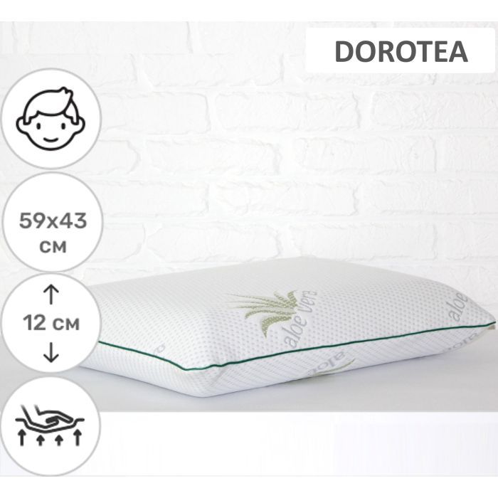 Подушка MirSon ортопедическая №6059 Green nature Dorotea Men 59х43х12 (2200003261844) изображение 2