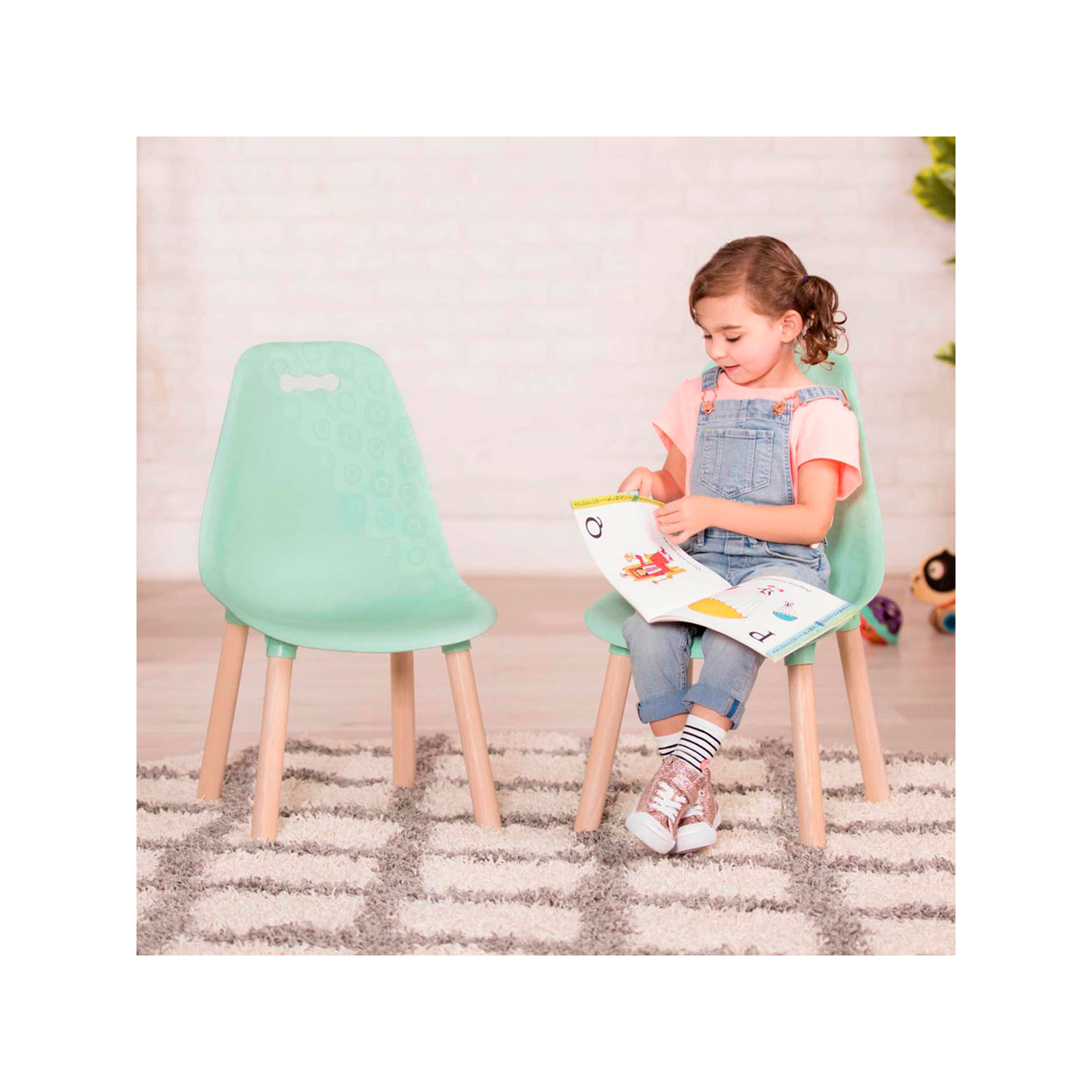 Детский стульчик Battat набор Мятные (BX1634Z) изображение 5
