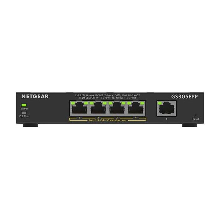 Коммутатор сетевой Netgear GS305EPP-100PES