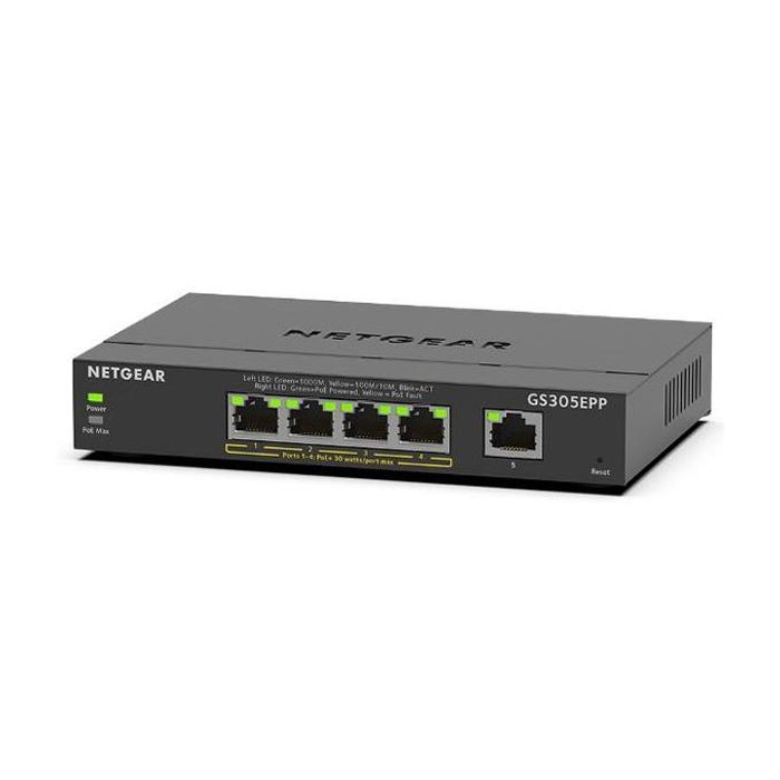 Коммутатор сетевой Netgear GS305EPP-100PES изображение 3