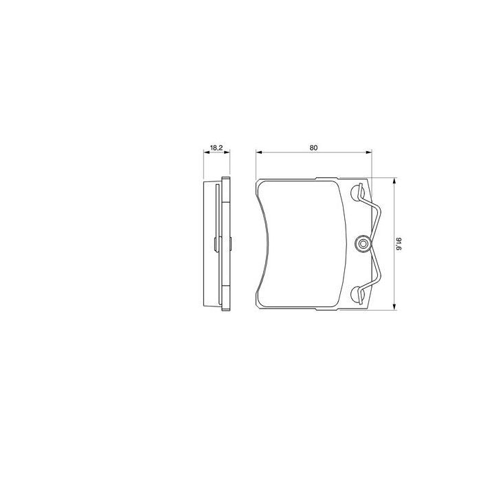 Гальмівні колодки Bosch 0 986 460 954 зображення 4