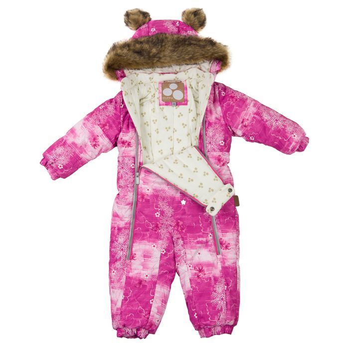 Комбинезон детский Huppa LOTUS 36260030 фуксия с принтом 62 (4741468605500) изображение 4