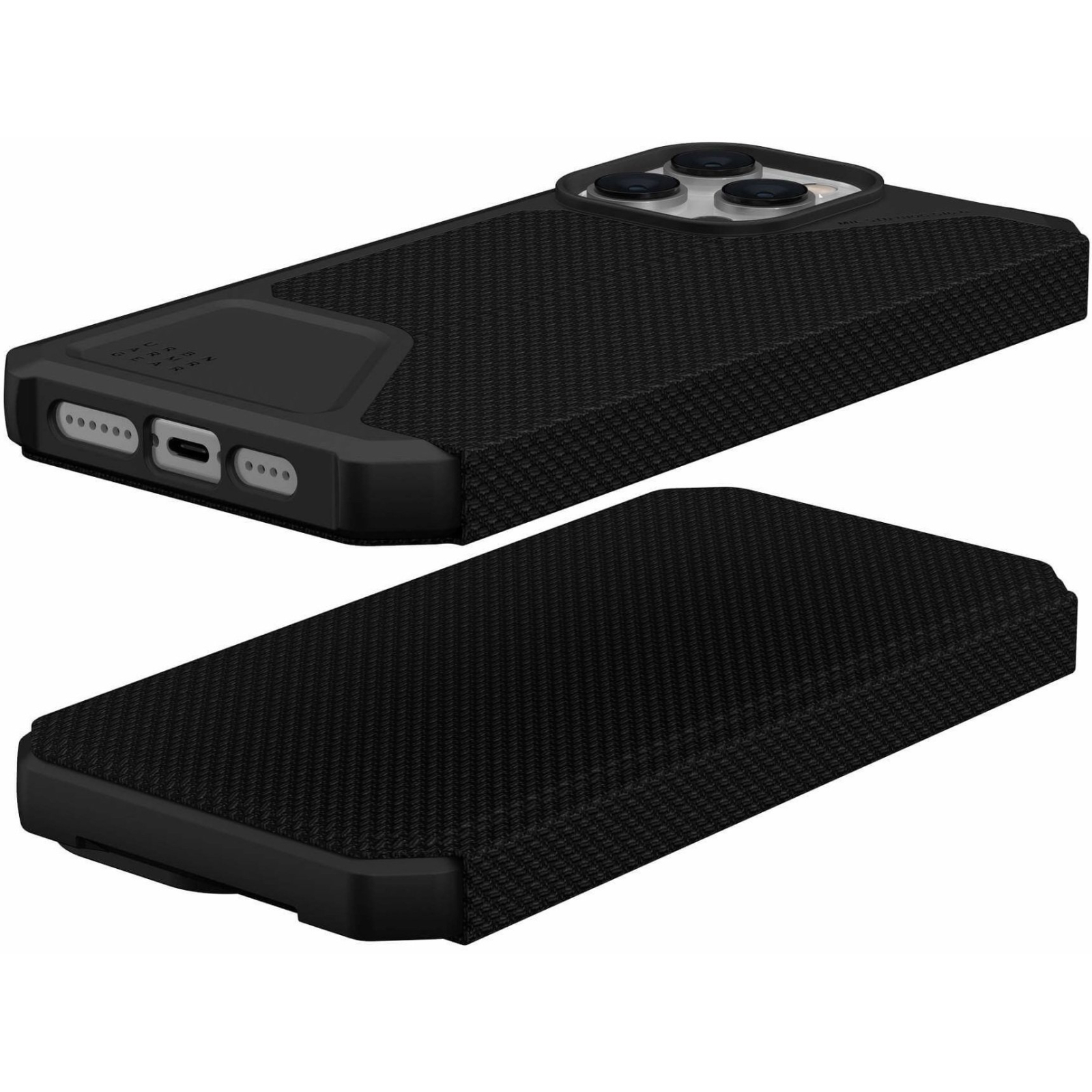Чохол до мобільного телефона UAG Apple iPhone 14 Pro Max Metropolis, Kevlar Black (114047113940) зображення 9