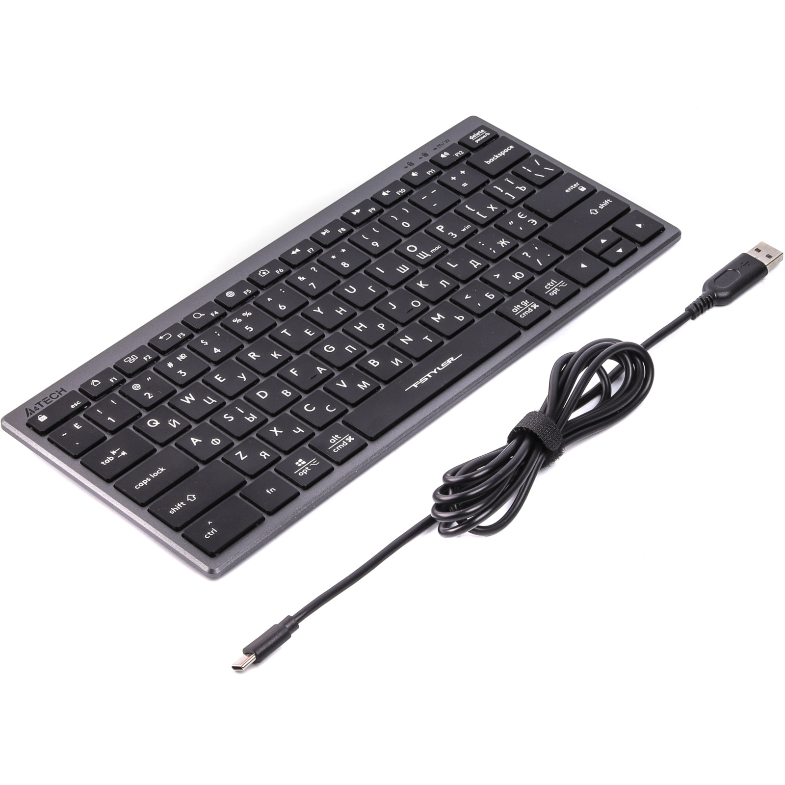 Клавиатура A4Tech FX-51 USB Grey изображение 5
