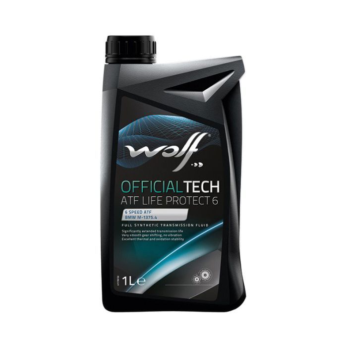 Трансмиссионное масло Wolf OFFICIALTECH ATF LIFE PROTECT 6 1л (8305900)