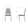 Кухонный стул Special4You Decio grey (E6705) изображение 6