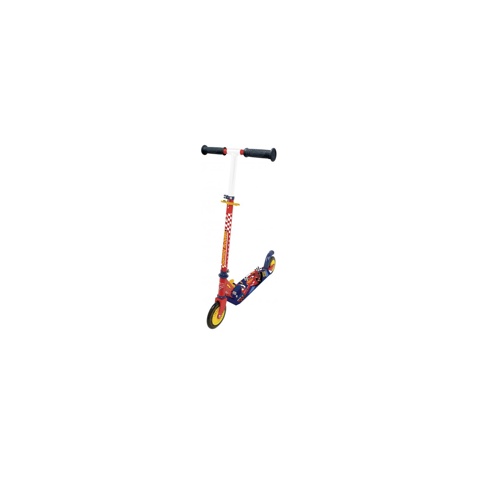 Самокат Smoby Toys Тачки раскладной с металлической рамой Двухколесный (750337)