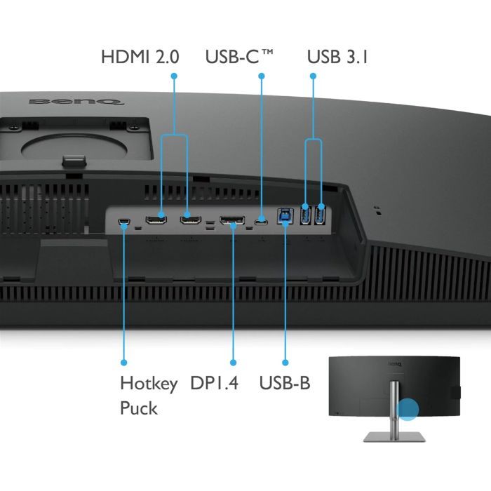 Монітор BenQ PD3420Q (9H.LJHLB.QPE) зображення 9