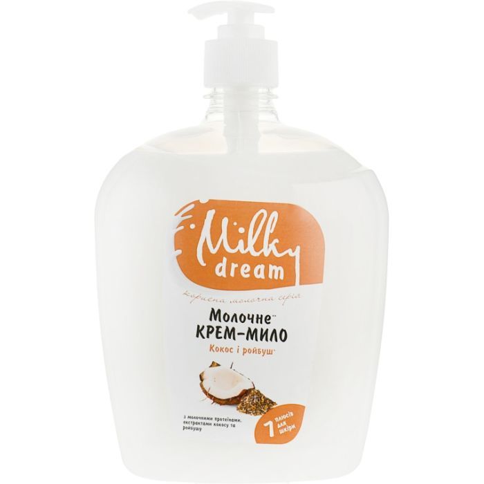 Жидкое мыло Milky Dream Кокос с чаем ройбуш с дозатором 1000 мл (4820205300455)