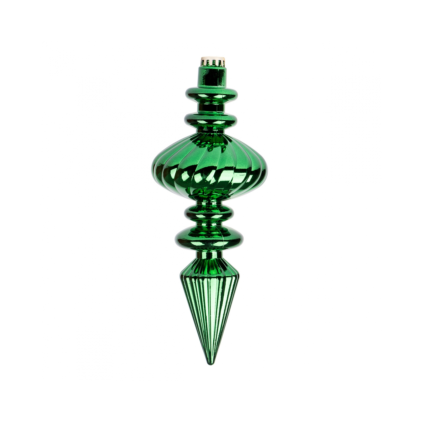 Елочная игрушка Novogod`ko Сосулька, пластик, 30 см, зеленая, глянец (974098)