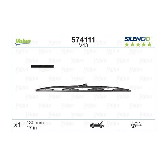 Щетка стеклоочистителя Valeo 574111