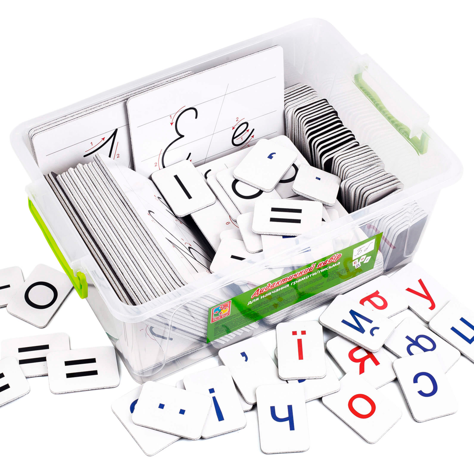 Навчальний набір Vladi Toys для навчання грамоти та письма на магнітах (укр) (VT5555-01) зображення 2
