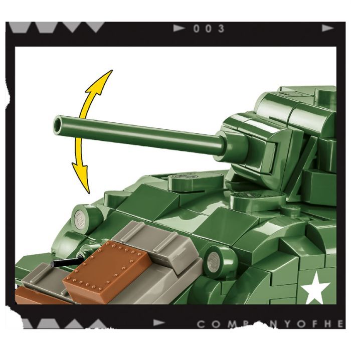 Конструктор Cobi Company of Heroes 3 Танк M4 Шерман, 615 деталей (COBI-3044) изображение 3