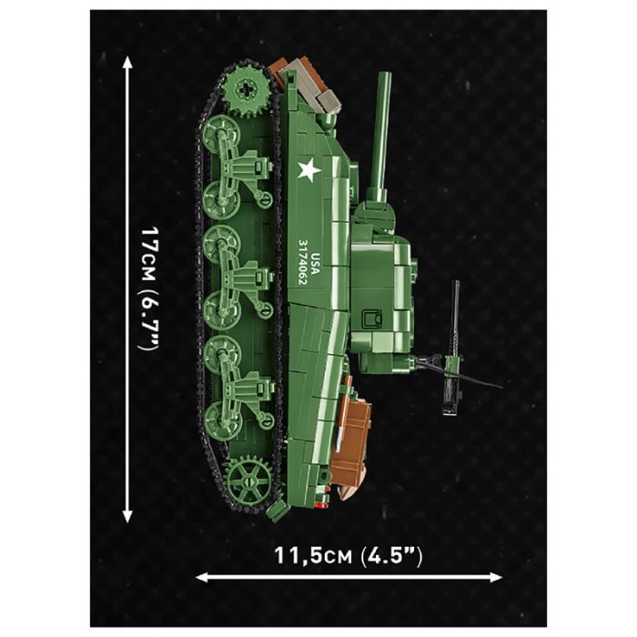 Конструктор Cobi Company of Heroes 3 Танк M4 Шерман, 615 деталей (COBI-3044) изображение 8