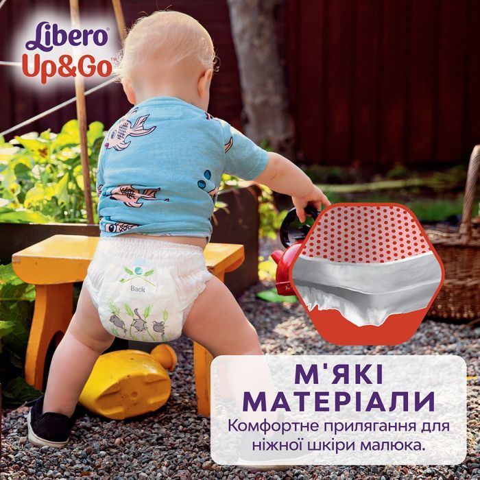 Подгузники Libero Up&Go Размер 5 (10-14 кг) 58 шт (7322541742595) изображение 7