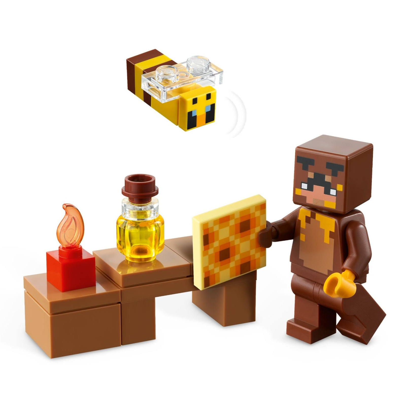 Конструктор LEGO Minecraft Пчелиный домик 254 детали (21241-) изображение 5