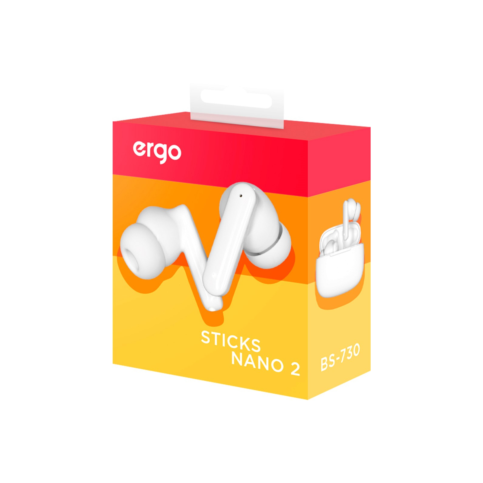 Навушники Ergo BS-730 Sticks Nano 2 White (BS-730W) зображення 9