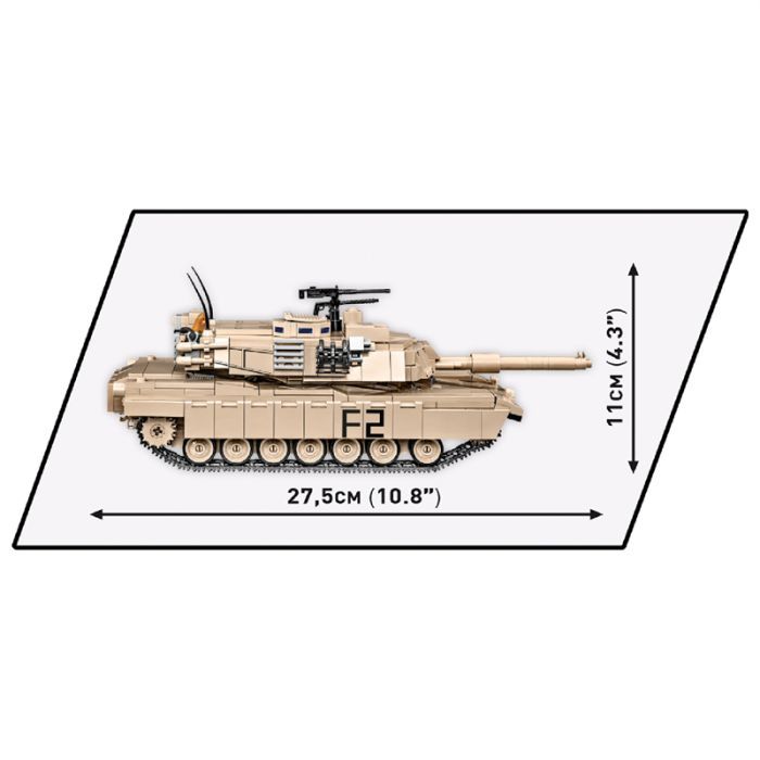 Конструктор Cobi Танк M1A2 Абрамс, 975 деталей (COBI-2622) изображение 6