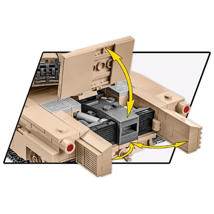 Конструктор Cobi Танк M1A2 Абрамс, 975 деталей (COBI-2622) изображение 7