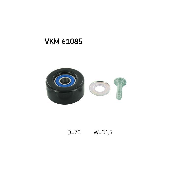 Натяжитель ремня с роликом SKF VKM 61085