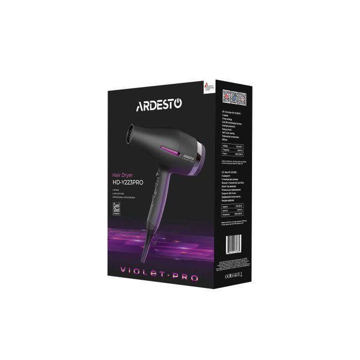 Фен Ardesto HD-Y223PRO зображення 12