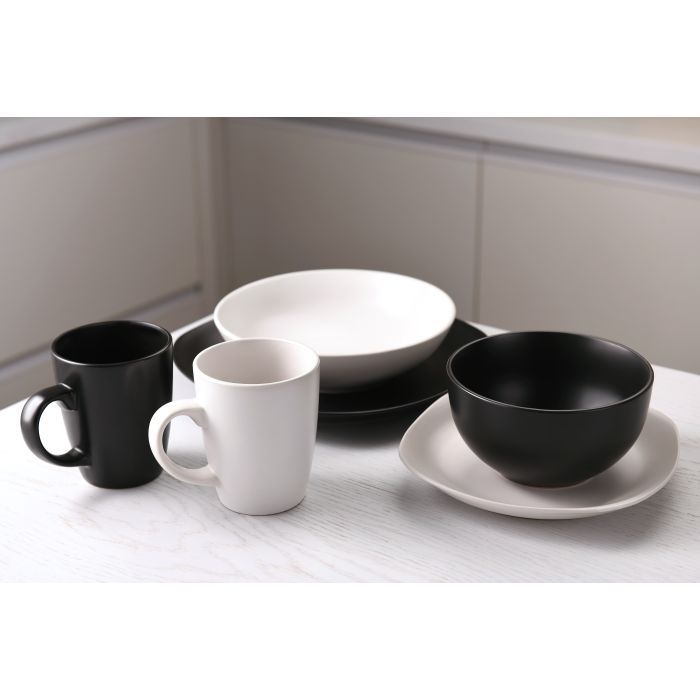 Тарелка Ardesto Molize Dinner Quadrate 27х27 см Black (AR2927MB) изображение 3