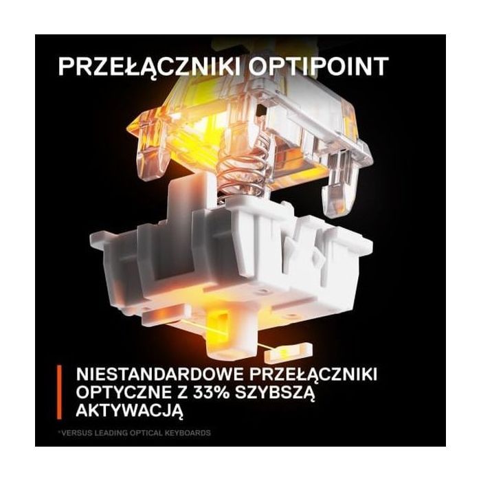 Клавиатура SteelSeries Apex 9 TKL USB Black (SS64847) изображение 4