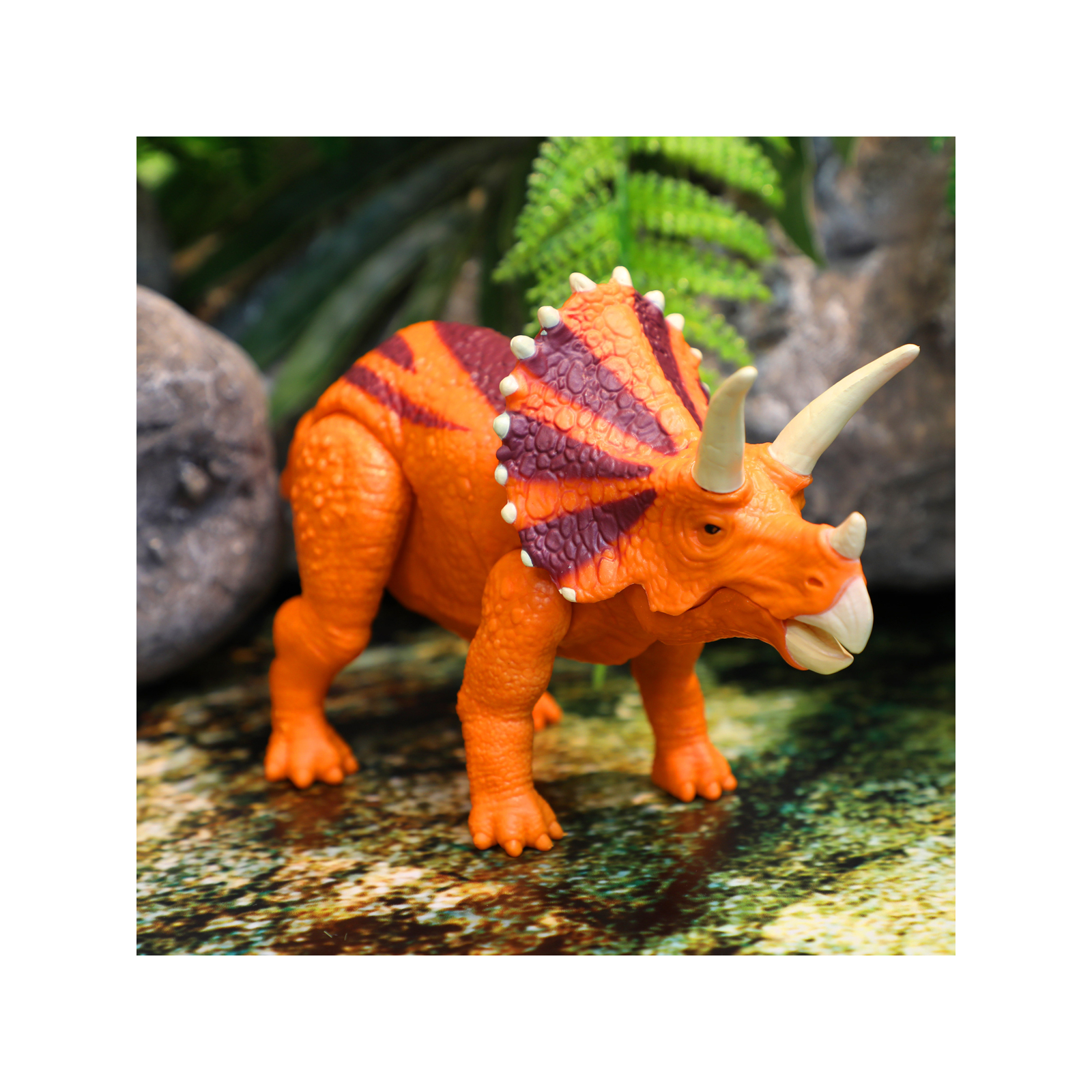 Інтерактивна іграшка Dinos Unleashed серії Realistic S2 – Трицератопс (31123V2) зображення 4