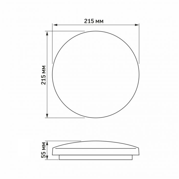 Світильник TITANUM LED 12W 5000K Зоряне небо (TLCL-125S) зображення 2