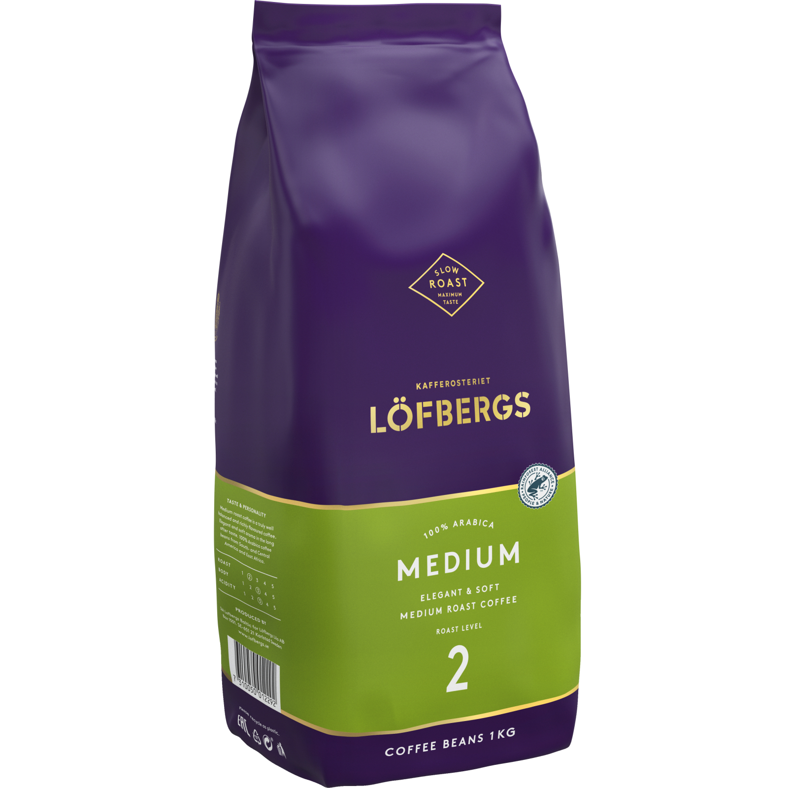 Кофе Lofbergs Medium в зернах 1 кг (7310050012292)
