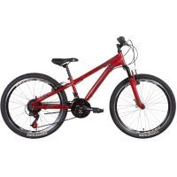 Велосипед Discovery 24" Rider AM Vbr рама-11,5" 2022 Red (OPS-DIS-24-314)