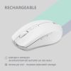 Мишка 2E MF270 Silent Rechargeable Wireless White (2E-MF270WWH) зображення 5