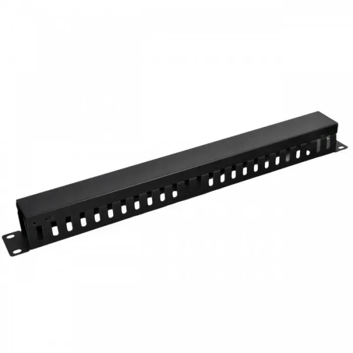 Кабельный организатор 19" 1U перфорированный, 44мм Kingda (KD-CM-10)