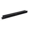 Кабельный организатор 19" 1U перфорированный, 44мм Kingda (KD-CM-10) изображение 2